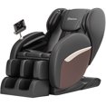 thumbnail image 1 of Real Relax Zero Gravity Massage Chair, Shiatsu Massage Relaxation Recliner with Heating and Bluetooth, Brown, 1 of 10