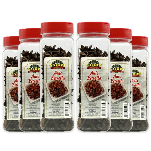 Real Sabor Star Anis Spices Anis Estrella 5 Oz 6 Pack Walmart