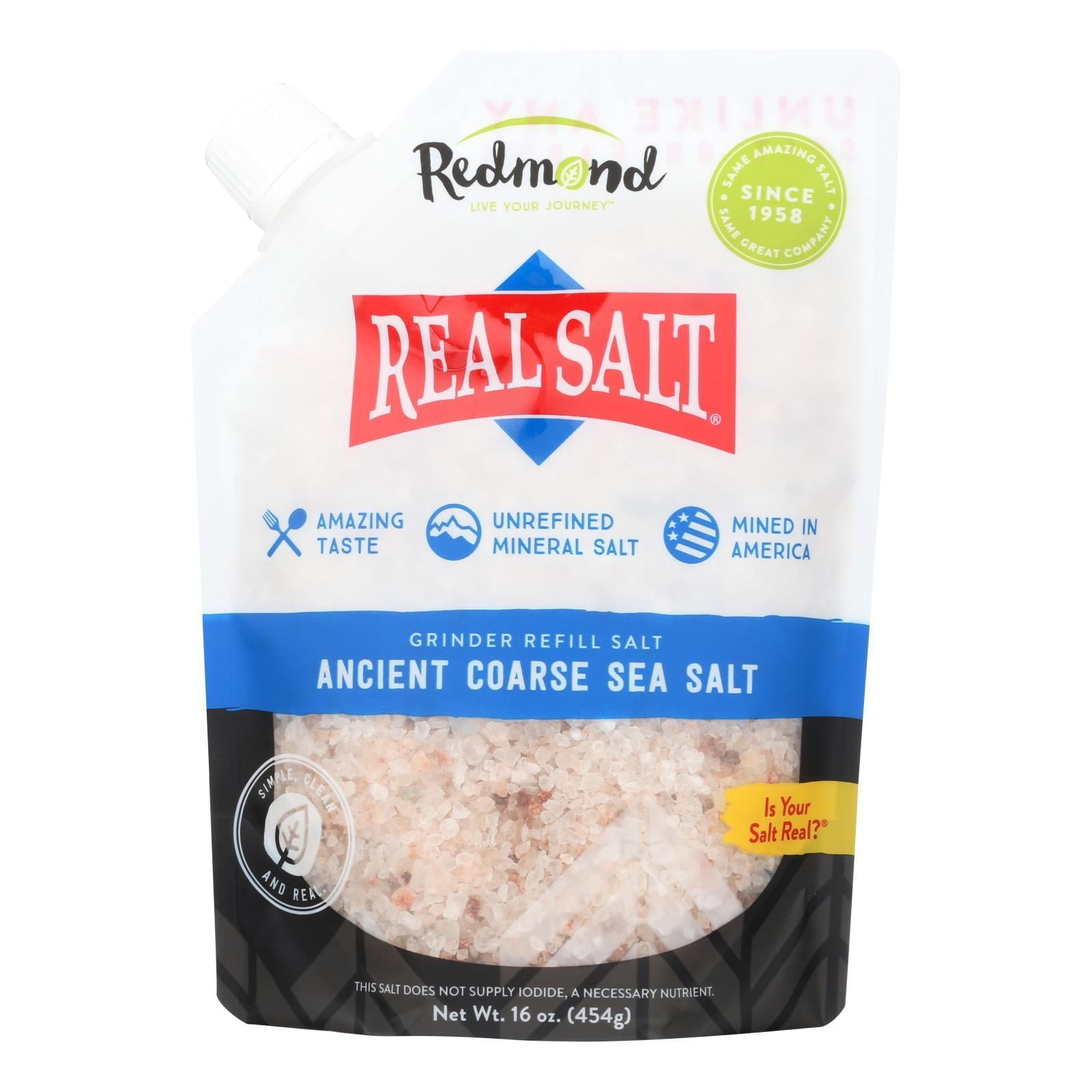Real Salt Coarse Grind Pouch - Case of 6 - 16 oz.