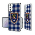 thumbnail image 1 of Real Salt Lake Galaxy Plaid Clear Case, 1 of 5
