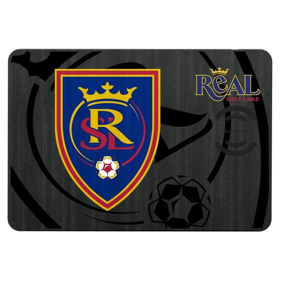 Real Salt Lake Mono Tilt Logo Wireless Charger & Mouse Pad
