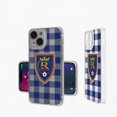 thumbnail image 1 of Real Salt Lake iPhone Plaid Design Clear Case, 1 of 7