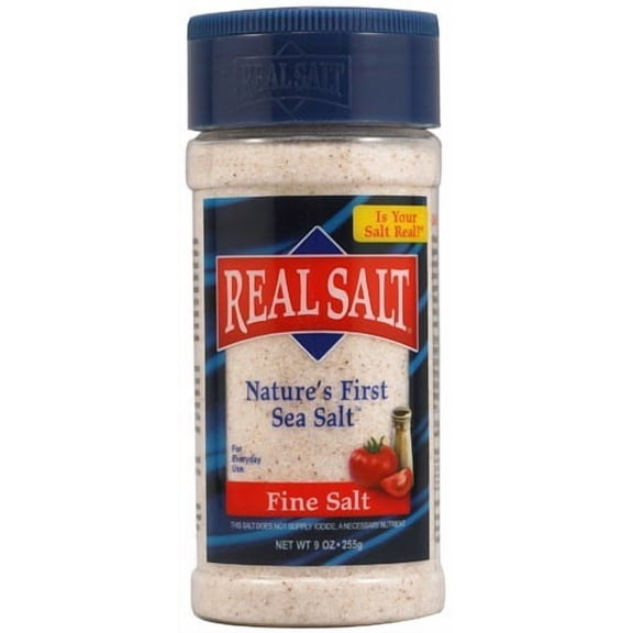 Real Salt Sea Salt Shaker Fine (Pack of 8)
