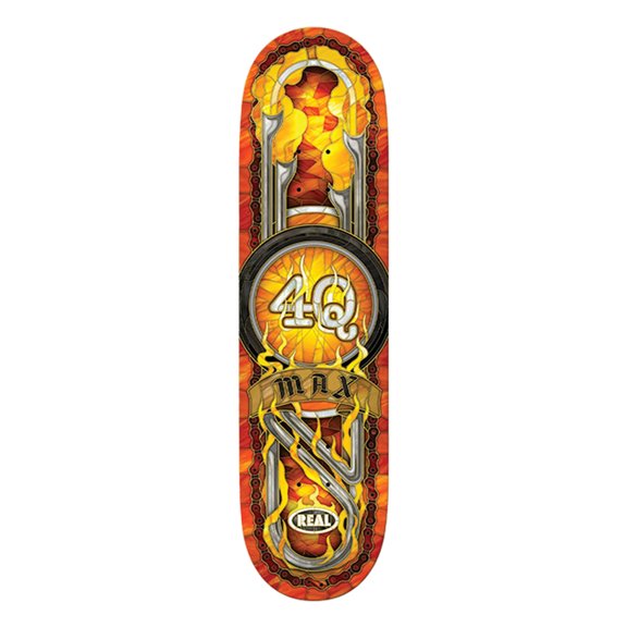Real SchaaF 4Q Cathedral Skateboard Deck - 8.5" (Deck Only)