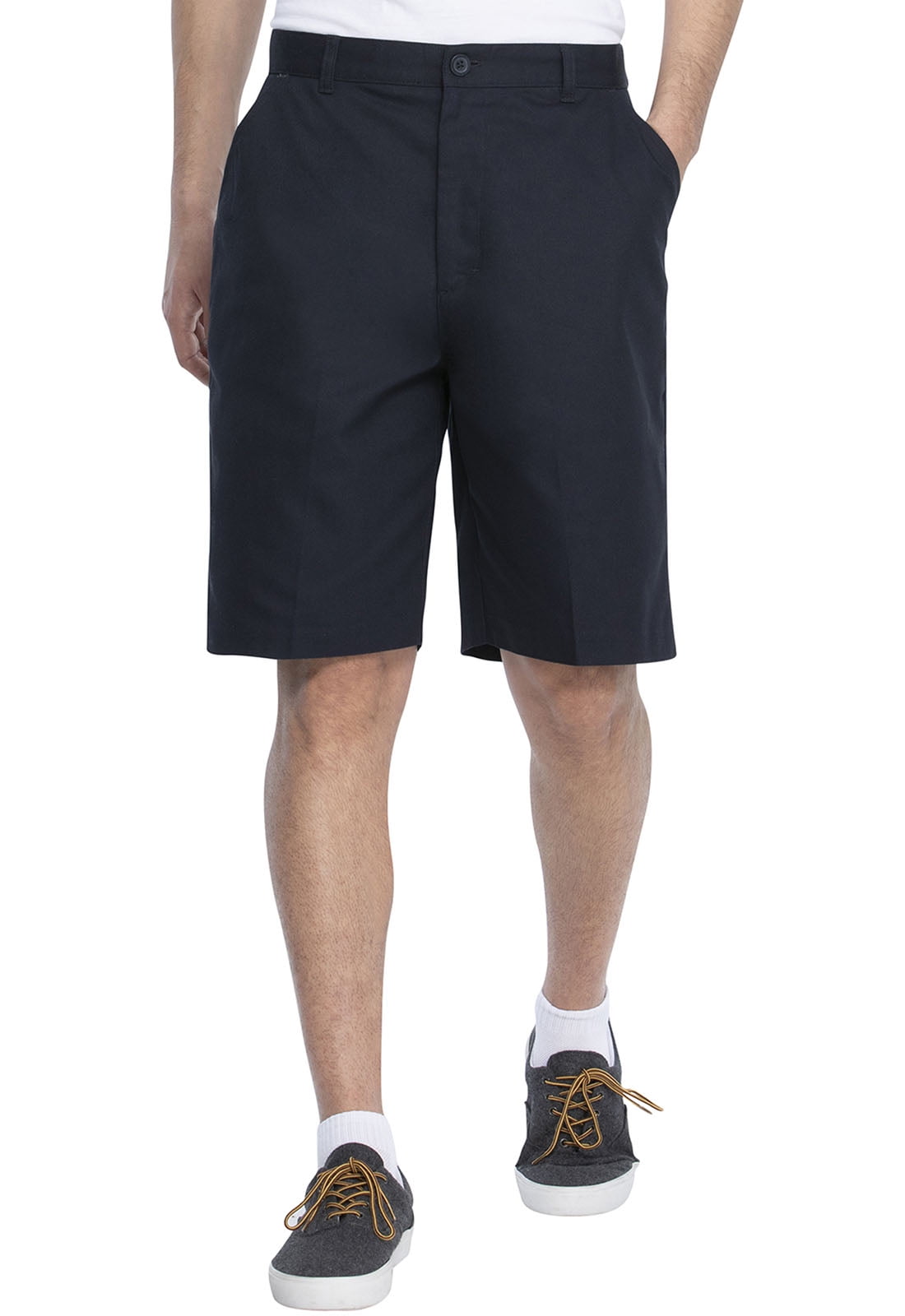 Real School Boys School Uniform Flat Front Shorts, Sizes 4-16
