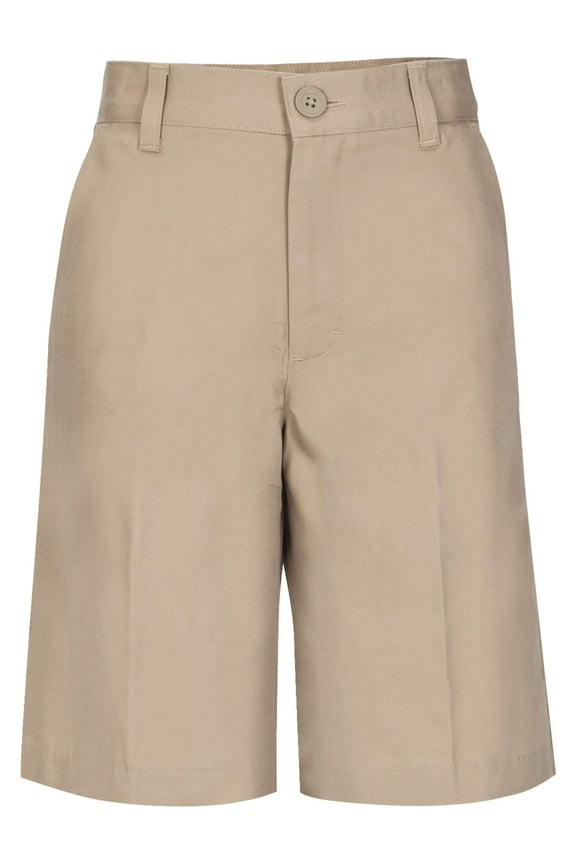 Real School Boys School Uniform Flat Front Shorts, Sizes 4-16