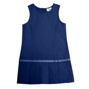 REAL SCHOOL UNIFORMS Real School Girls School Uniform Drop Waist Jumper Dress, Sizes 4-16 & Plus