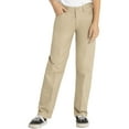 thumbnail image 1 of Real School Girls School Uniform Flat Front Low Rise Pants, Sizes 4-16 & Plus, 1 of 6