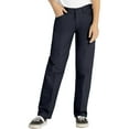 thumbnail image 1 of Real School Girls School Uniform Flat Front Low Rise Pants, Sizes 4-16 & Plus, 1 of 6