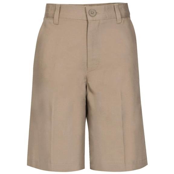 Real School Husky Boys School Uniform Flat Front Shorts, Sizes 8-20