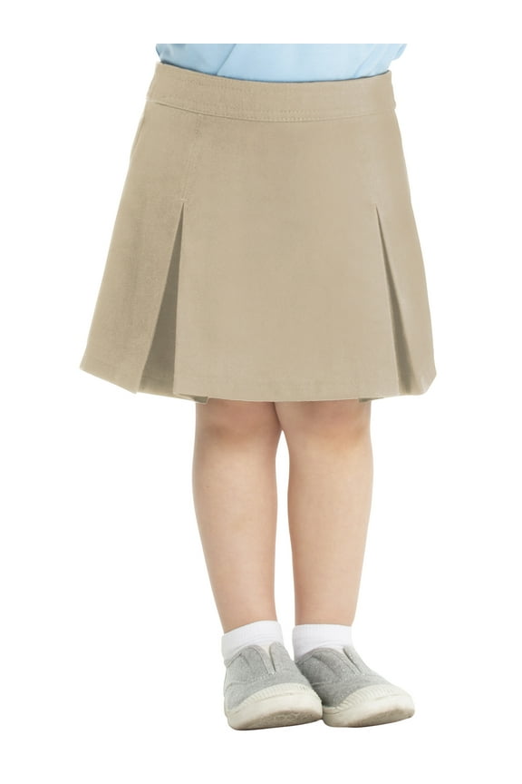 Real School Toddler Girls School Uniform Pleated Scooter Skirt