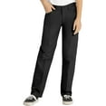thumbnail image 1 of Real School Uniforms Adult Low Rise Pant 61074, 15/16, Black, 1 of 5