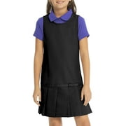 Real School Uniforms Big Kid Drop Waist with Ribbon Bow Jumper 64233, 8h, Black