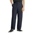 thumbnail image 1 of Real School Uniforms Big Kid Flat Front Pant 60362, 18, Navy, 1 of 6