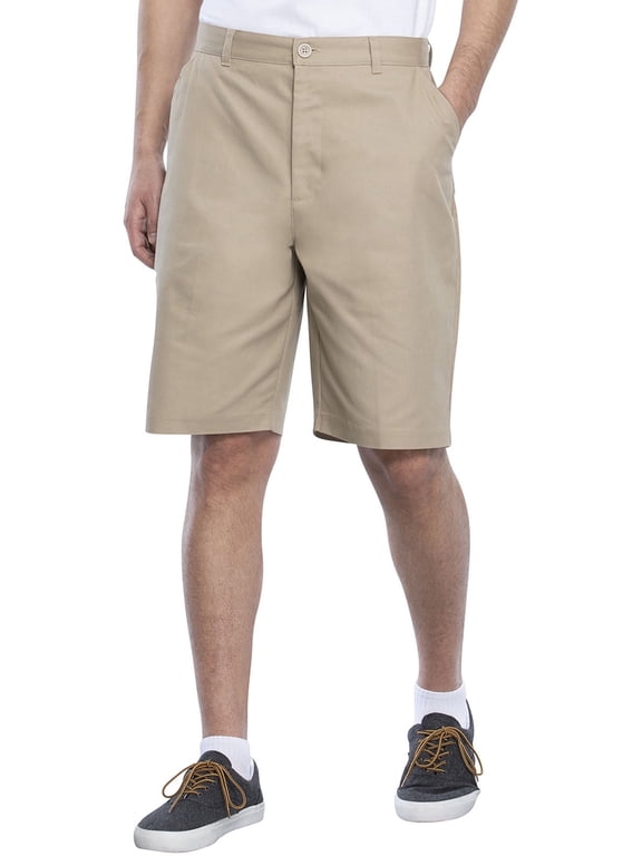 Big Kid Flat Front Shorts 62362, 18, Khaki