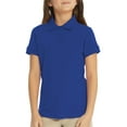 thumbnail image 1 of Real School Uniforms Big Kid Short Sleeve Fem-Fit Polo 68002, 1 of 6