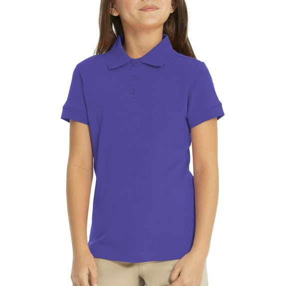 Real School Uniforms Big Kid Short Sleeve Fem-Fit Polo 68002