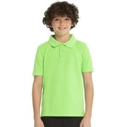 REAL SCHOOL UNIFORMS Real School Unisex School Uniform Short Sleeve Pique Polo Shirt, Sizes XS-XL