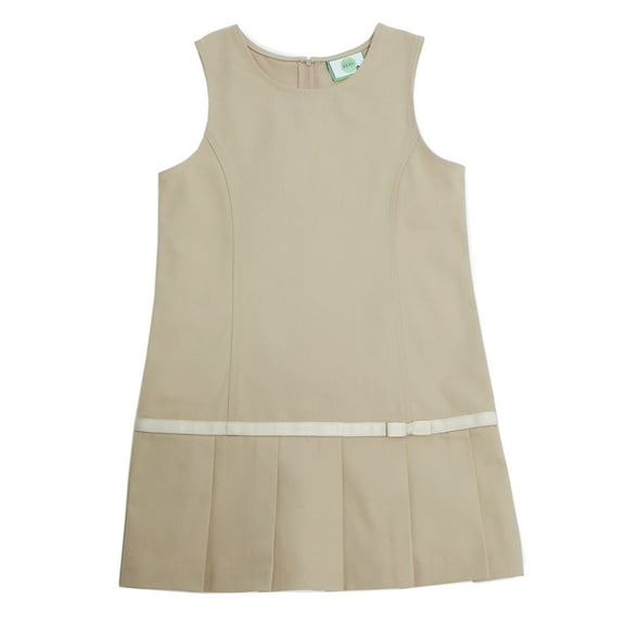 Real School Uniforms Uniform Drop Waist Jumper Dress (Girls), Size 20 Plus