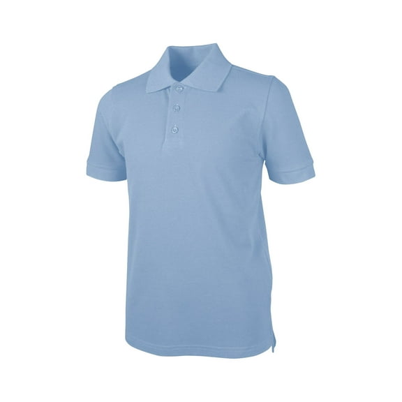 Real School Unisex School Uniform Short Sleeve Pique Polo Shirt, Sizes XS-XL