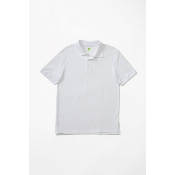 Real School Young Men's Short Sleeve Pique Polo Shirt