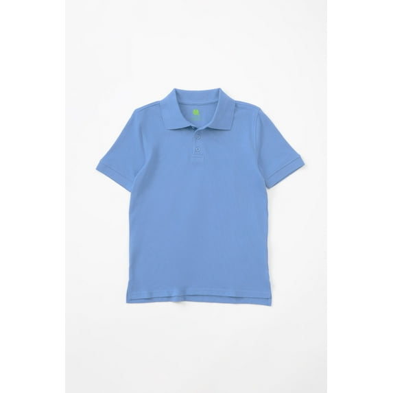Real School Young Men's Short Sleeve Pique Polo Shirt