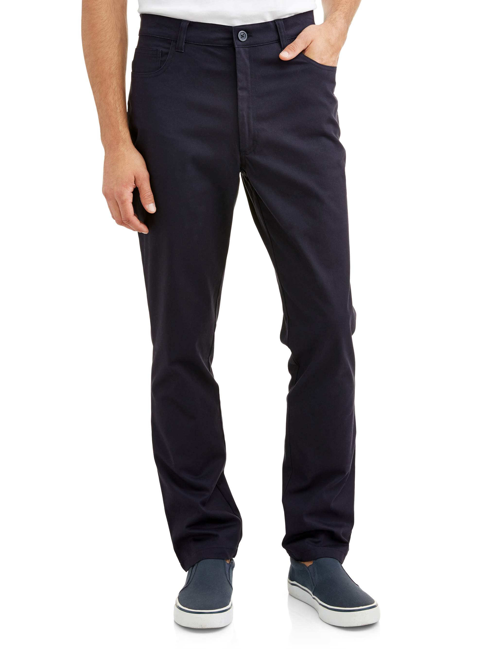 Real School Young Men's Uniform 5-Pocket Stretch Skinny Leg Pant - image 1 of 3