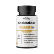 Real Science Nutrition CholestEase Miracle Cardiovascular Wellness and Cholesterol Support 60 Capsules