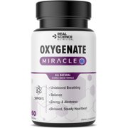 Real Science Nutrition Oxygenate Miracle - 60 Caps for Lung Support