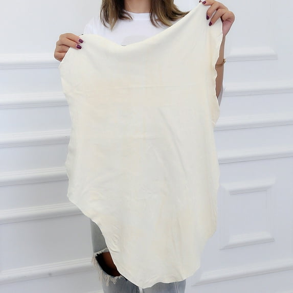 Real Sheepskin Chamois Car Drying Cloth 35.4x23.6in Soft Absorbent Lint Free Streakless Large Suede Towel Scratch Resistant for Car Wash Home Window Cleaning