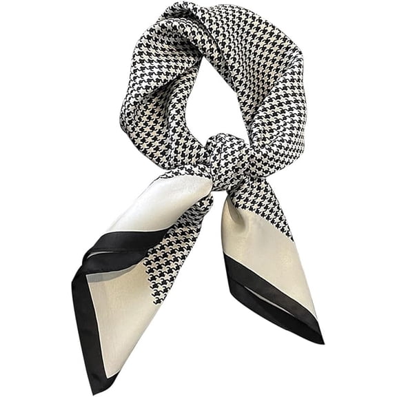 Real Silk Touch, Women's Square Scarf, Satin Headscarf, Fashionable Neck Scarf, Handbag Hair Scarf, Gift