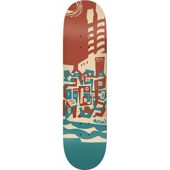 Real Silva Brian Barneclo Skateboard Deck 8.28