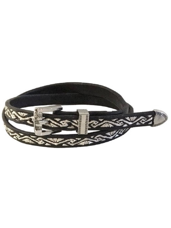 Real Silver Thread Cowboy Hat Band Toquilla De Hilo De Plata Ley 95 Original 26