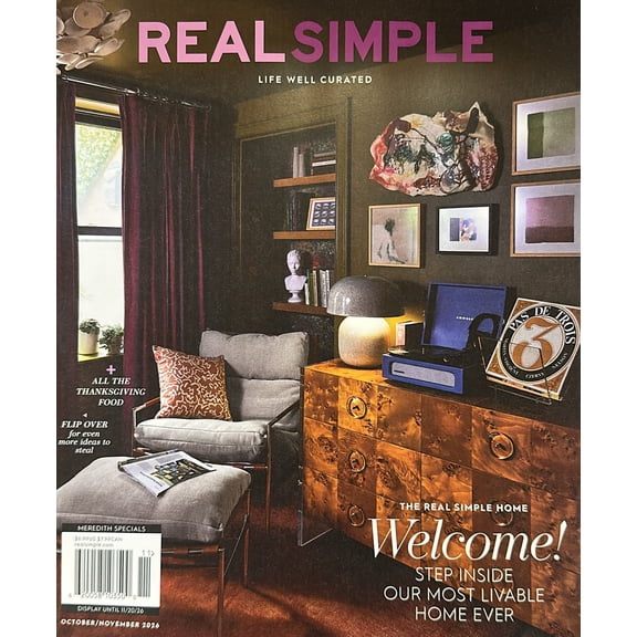 Real Simple Life Well Curated Magazine October November 2026