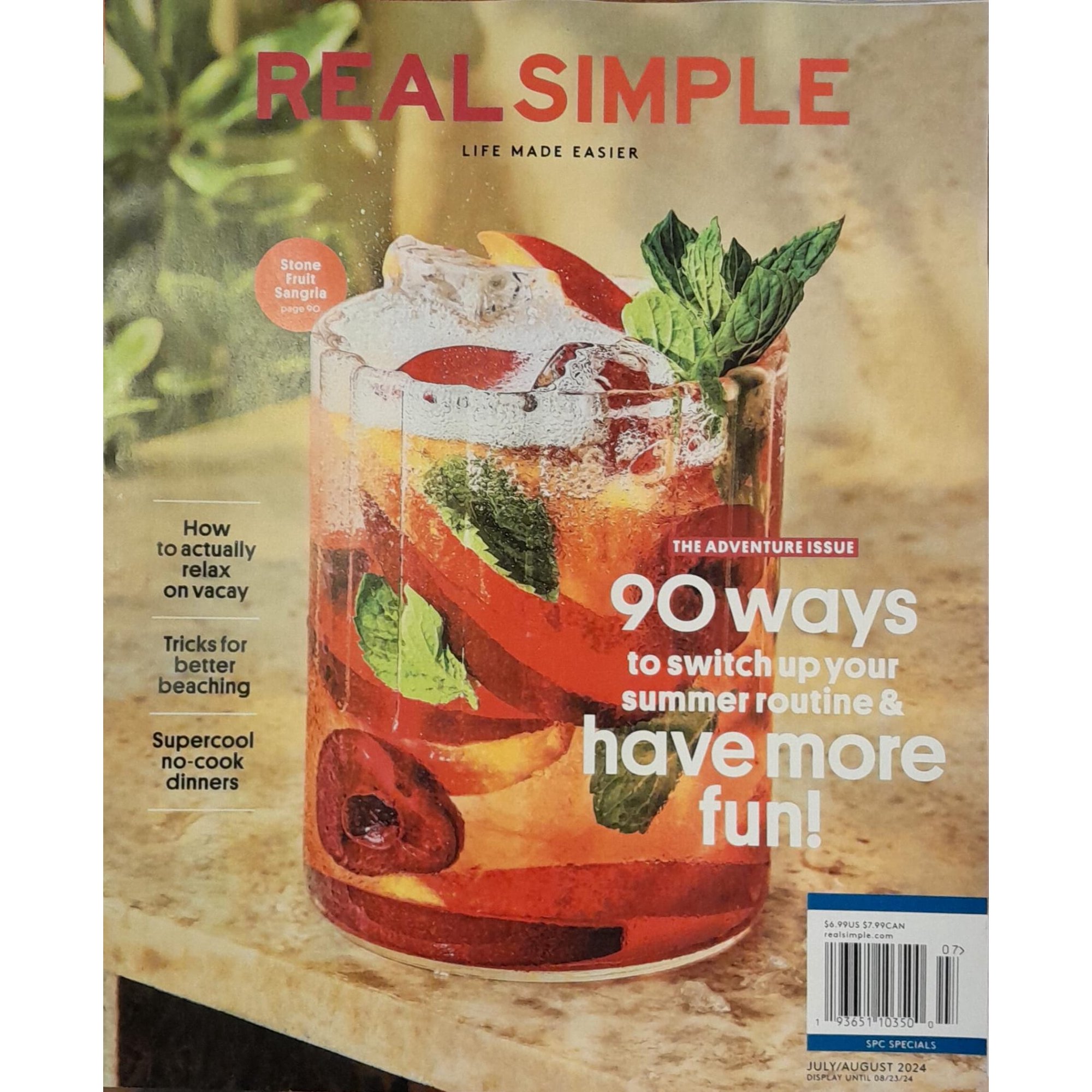 Real Simple Magazine July-August 2024 (Paperback - New)