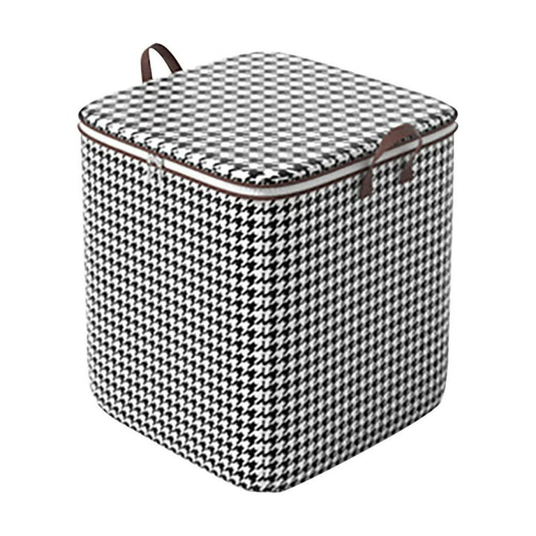 Real Simple Storage Bags Clothes Storage Bag Portable Wardrobe Sorting Storage Bag Bins Stackable Organizer Large Capacity Clothes Storage Bag With Reinforced Handle Zipper Space For Zipper Blanket Wa...