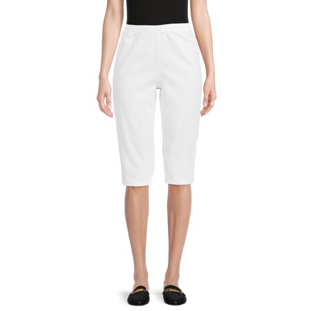 Real Size Women's 17" Stretch Pull On Capri