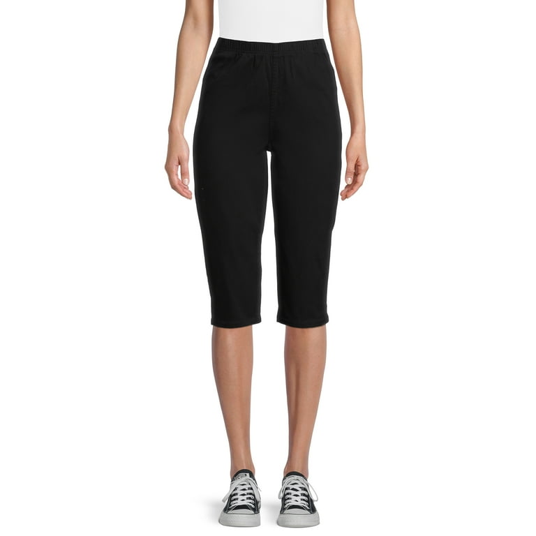 Real Size Women's 17 Stretch Pull On Capri 