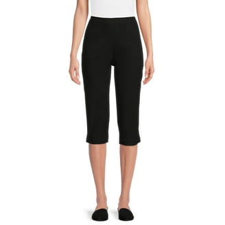 Spalding NEW Black Women's Size 2X Plus Essential Capri Leggings