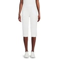 thumbnail image 1 of Real Size Women's 19" Pull On 2 Pocket Stretch Capri, 1 of 5