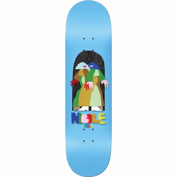 Real Skateboards Nicole Hause By Marbie Blue Skateboard Deck - 8.38" x 32.2" (Deck Only)