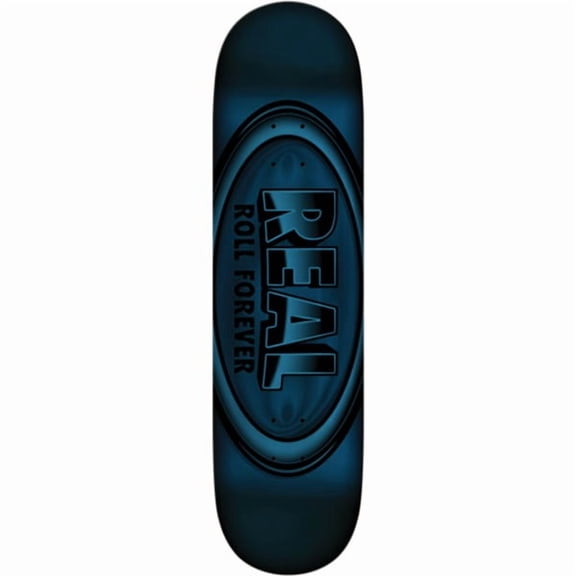 Real Skateboards Oval Blue Foil Skateboard Deck DBX - 8.5" x 32" (Deck Only)
