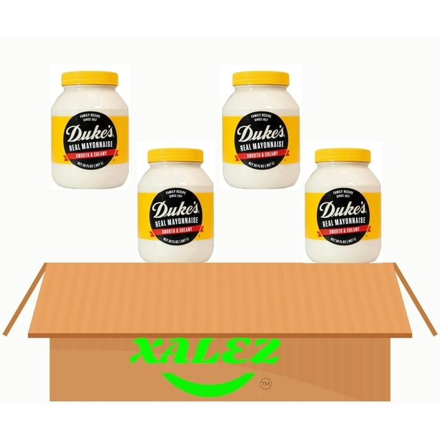 Real Smooth & Creamy Mayonnaise 30 fl oz 4 PACK + XALEZ Security Box