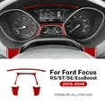 thumbnail image 1 of Real Soft Carbon Fiber Sticker For Ford Focus SE RS ST Ecoboost 2012 2013 2014 2015 2016 2017 2018 LHD RHD Car Speedmeter Frame., 1 of 8