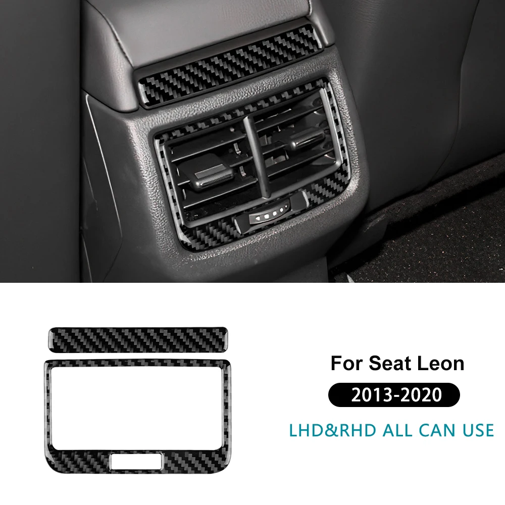 Rhd Sticker Real Soft Carbon Fiber Sticker For Seat Leon MK3 2013 2014 2015 2016 ...