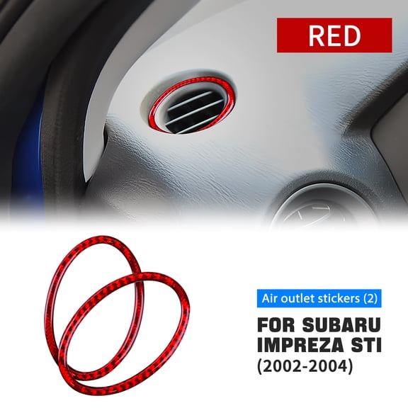 Real Soft Carbon Fiber Sticker For Subaru Impreza STI 2002 2003 2004 Car Interior Accessories Central Control Multimedia Panel.