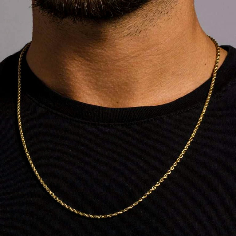 10K Hollow Gold Rope Chain - 20