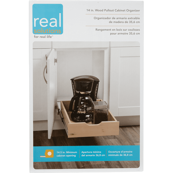Real Solutions Slide Out Drawer Organizer - Pack of 2  Residential Use, Standard Application