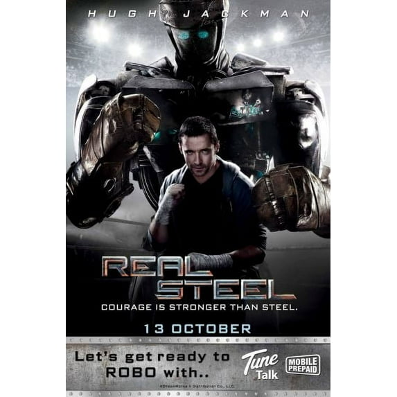 Real Steel Movie Mini Poster 11inx17in (28cm x43cm) 11x17 poster