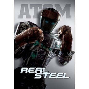 Real Steel Movie Poster 24Inx36In Atom Art Poster 24x36 Multi-Color Square Adults AB Posters